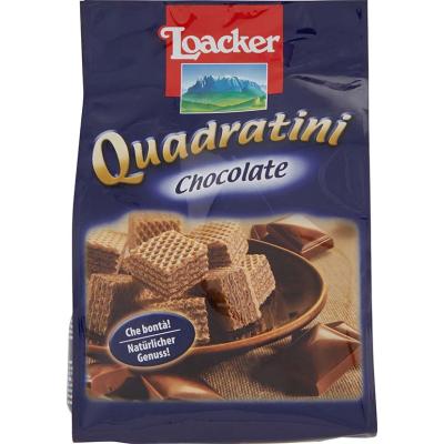 LOACKER QUADRATINI  CHOCOLATE GR250*