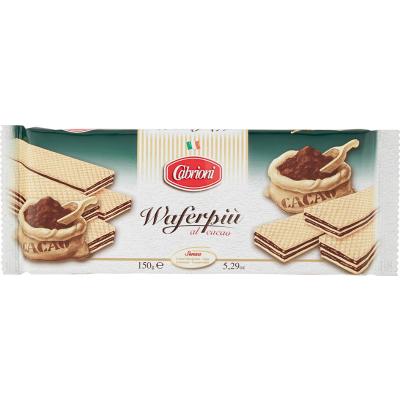 CABRIONI WAFERS PIU' CACAO GR.150#