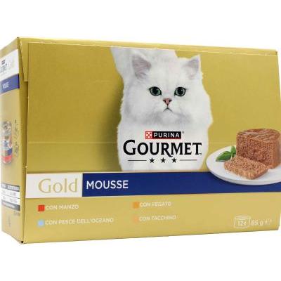 GOURMET GOLD MOUSSE PES/TAC/MAN GR85X12