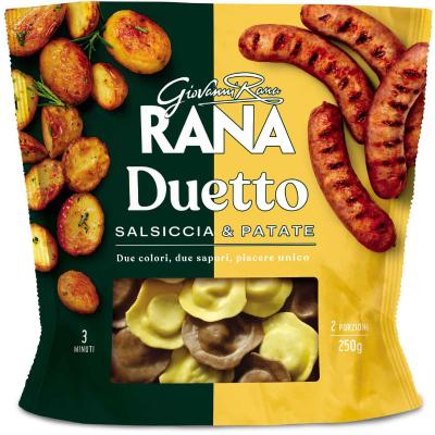RANA DUETTO SALSICCIA & PATATE GR250