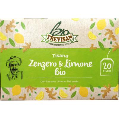 TREVISAN TISANA ZENZERO/LIMONE BIO X20