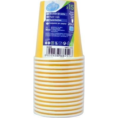 SOFT SOFT BICC.CARTA RIC.GIALLO CL20X15