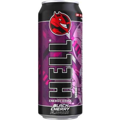 HELL BLACK CHERRY ENERGY DRINK ML 250